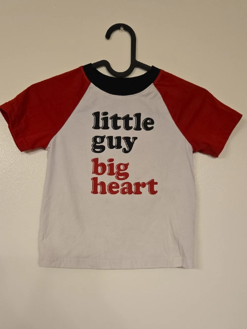 Gymboree White & Red Raglan Tee - 